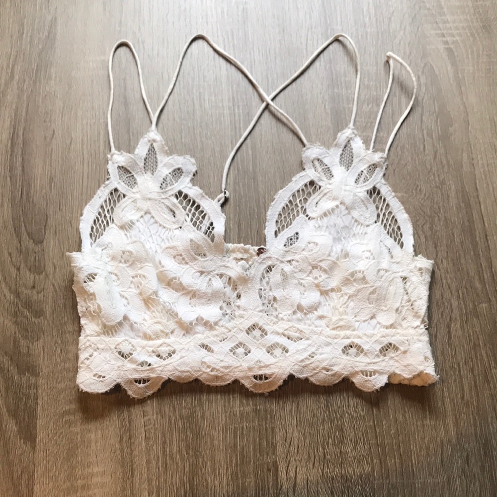 Free People Adella Crochet Bralette. Size XS